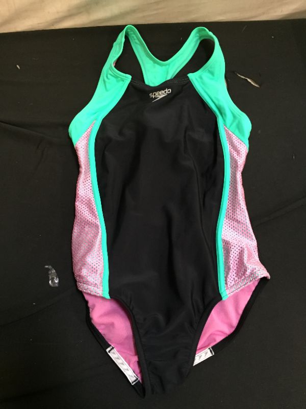 Photo 1 of girls one piece swimming bathing suit size 12