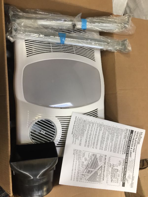 Photo 2 of 110 CFM Ceiling Bathroom Exhaust Fan with Light and 1500-Watt Heater 765H110L