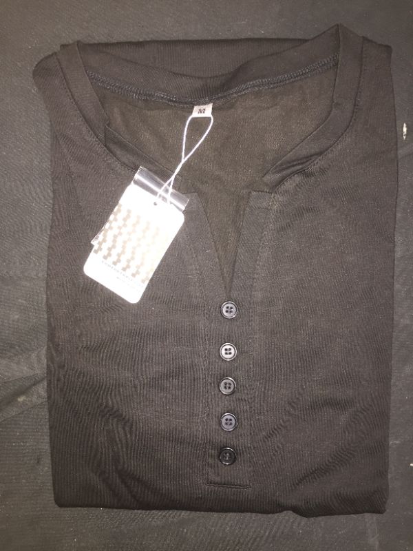 Photo 1 of black long sleeve shirt mens medium