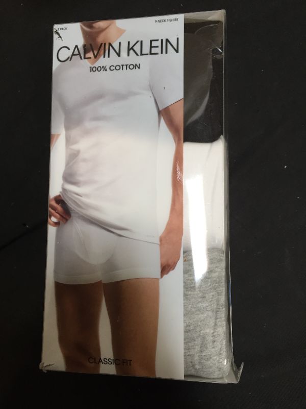 Photo 2 of Calvin Klein Underwear Cotton Classics Multipack Short Sleeve V-Neck XL
