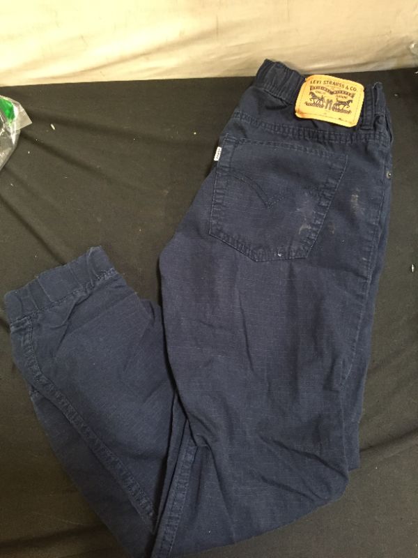 Photo 1 of BOYS NAVY BLUE JOGGER PANTS SIZE MEDIUM 