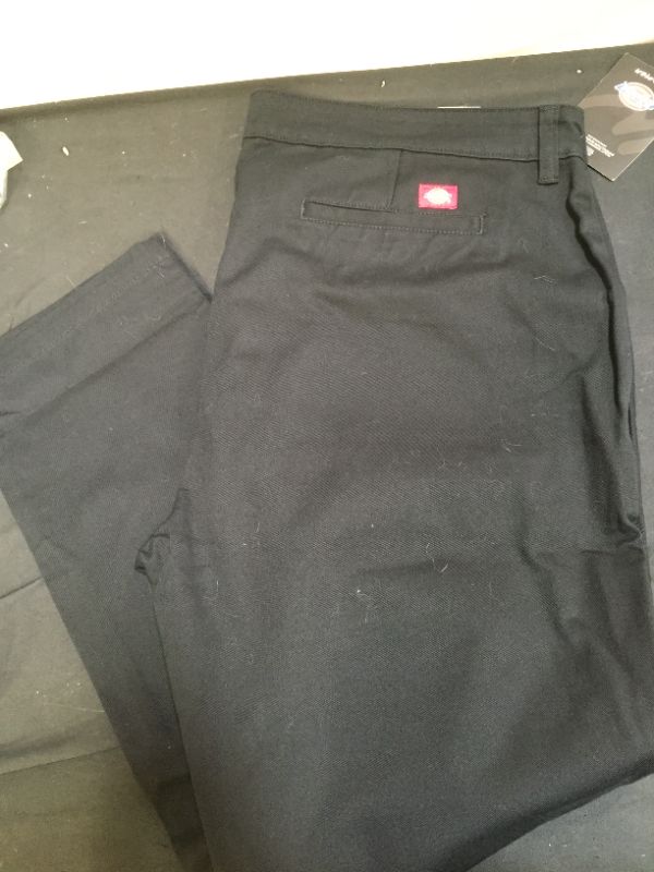 Photo 1 of Dickies Women's Plus Stretch Twill Pants - Rinsed Black Size 18W (FPW513)
