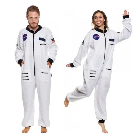 Photo 1 of FUNZIEZ! - Astronaut Slim Fit Adult Unisex Novelty Union Suit halloween party costume
 