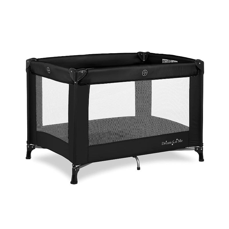 Photo 1 of Dream On Me Nest Portable Play Yard in Black
