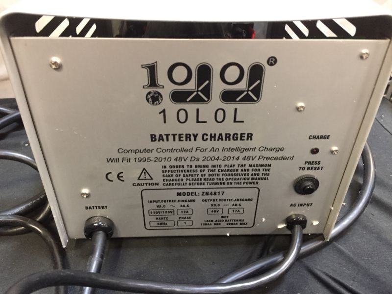 Photo 3 of 10L0L Golf Cart 48 Volt Battery Charger for Club Car DS 1995-2010, Precedent 2004-2014, OEM# 103717001 (COULD NOT TEST)