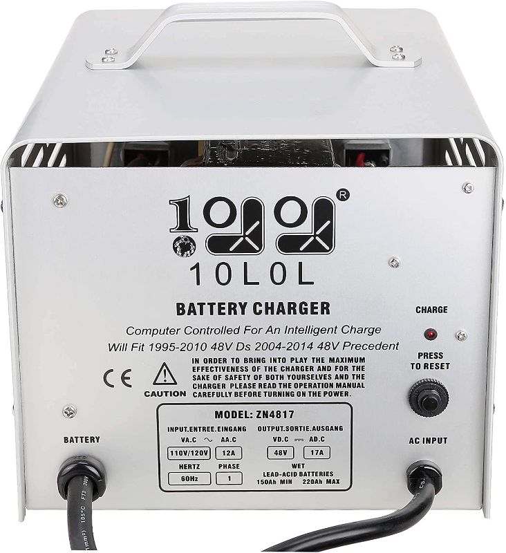 Photo 1 of 10L0L Golf Cart 48 Volt Battery Charger for Club Car DS 1995-2010, Precedent 2004-2014, OEM# 103717001 (COULD NOT TEST)