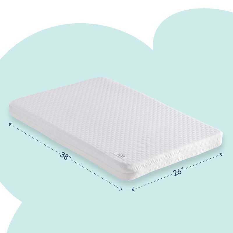 Photo 1 of hiccapop Pack and Play Mattress Pad (ITEM IS DIRTY AND HAS STAINS)-38"X26"