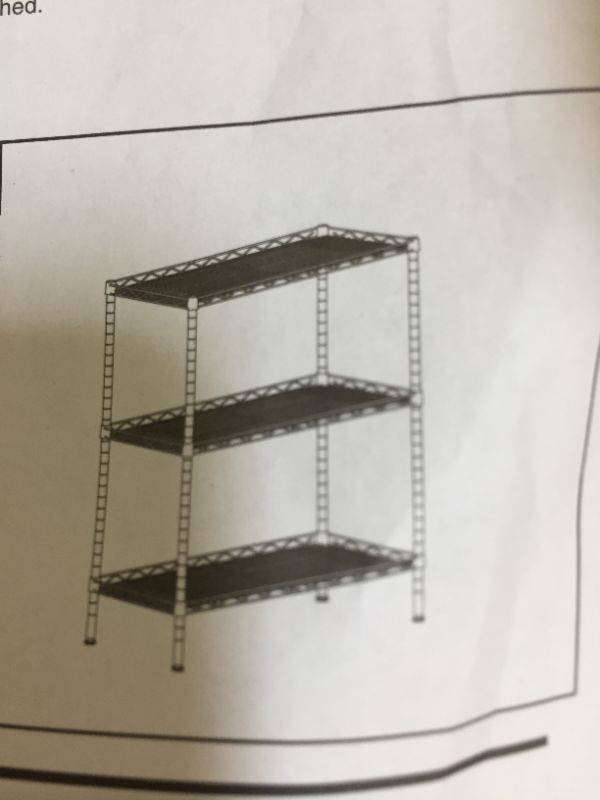 Photo 1 of 3 TEIR METAL SHELF 
