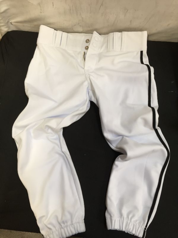 Photo 1 of boys baseball pants size large white