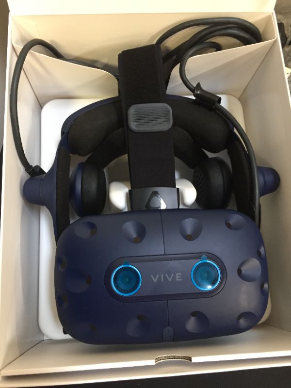 Photo 2 of HTC Vive Pro Eye Virtual Reality Headset Only
