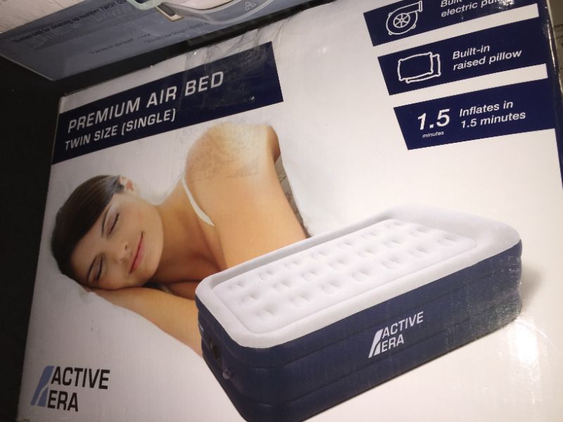 Photo 2 of air mattress with pump 