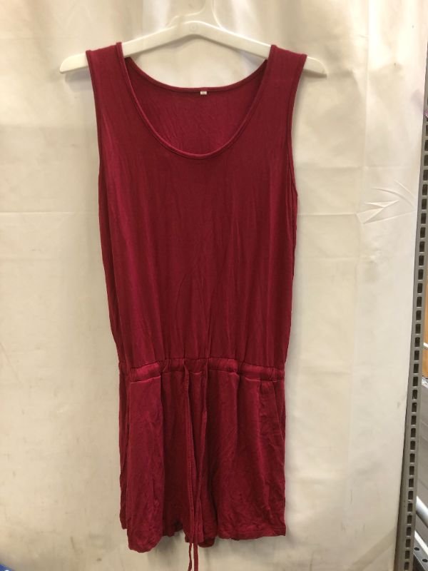 Photo 1 of WOMENS ROMPER BURGUNDY
SIZE SMALL