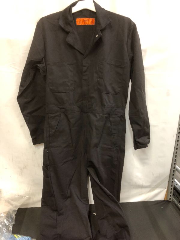 Photo 1 of RED KAP WORKWEAR LONG SLEEVE COVERALLS BLACK
SIZE 38