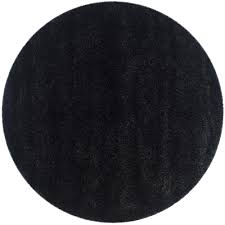 Photo 1 of 7 foot round color black mat 