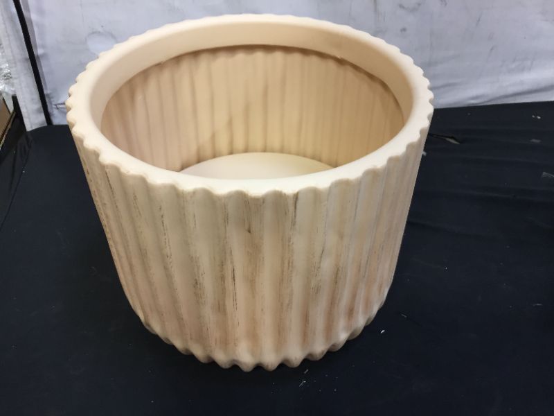 Photo 1 of 10 x 12 inches planter color beige pink mix 