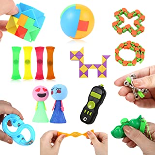 Photo 1 of YaoFreo Sensory Fidget Toys Set, Stress Relief Toys Pack for Adults and Kids, Hand Toy for Office Desk Decor, Figetget Toys Pack for Stress and Anxiety Relief of ADHD and Autism Stress Toy