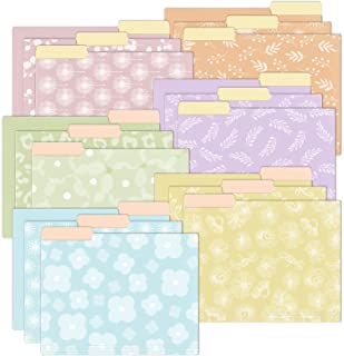 Photo 1 of EOOUT 18 Pack Decorative Cute File Folder, Floral Folder,