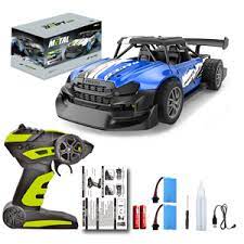 Photo 1 of Alloying Mist Spray Remote Control Car- Alloying Car Body Real 2.4GHZ Remote Control High Speed Car Toy,Mist Spray Racing Mode, Led Light Mist Spray Engine(Blue) (BRAND NEW, UNOPENED)