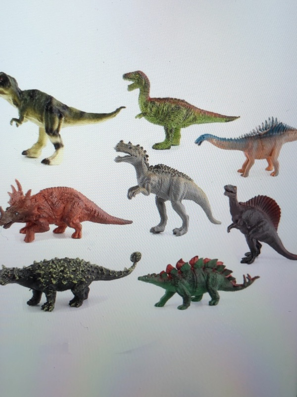 Photo 1 of AI-FUN SET OF DINO FIGURES DINOSAUR KONG MINI DINO SET OF 8