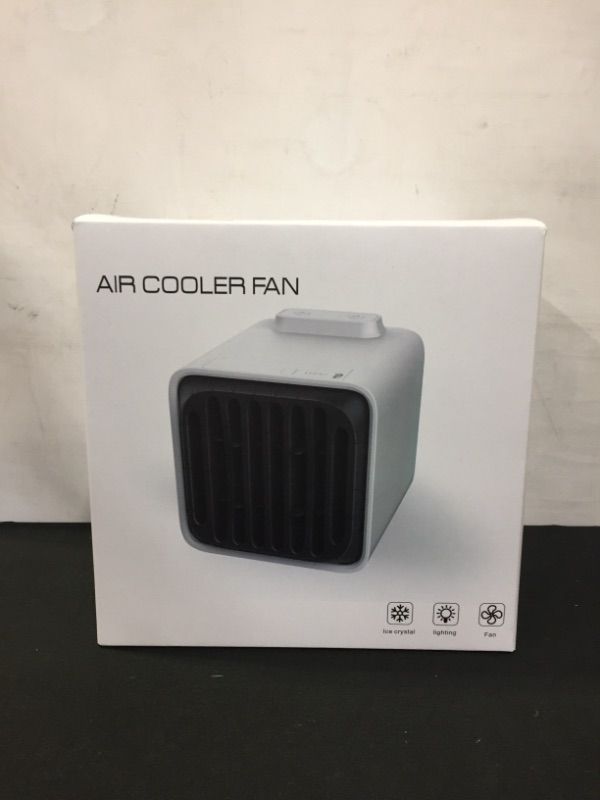 Photo 2 of Hoepaid Portable Air Conditioner - USB Ice Fan Portable AC Unit With 3 Speeds & 2 Ice Crystal Box | Air Conditioner Cooler for Small Room