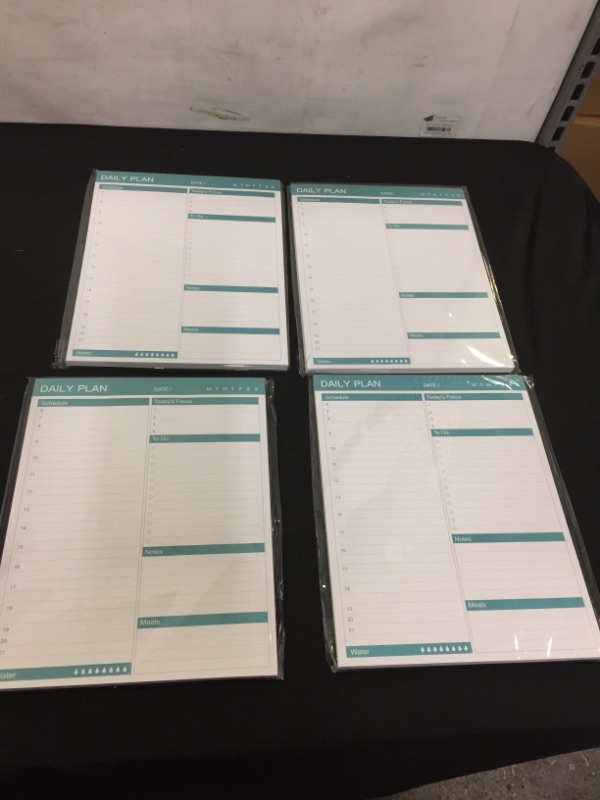 Photo 1 of 4 PACK DAILY PLAN PADS 