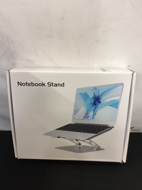 Photo 1 of SHUNLAM LAPTOP STAND ERGONOMIC ALUMINUM SLLOY LAPTOP HOLDER ADJUSTABLE NOTEBOOK RISER
