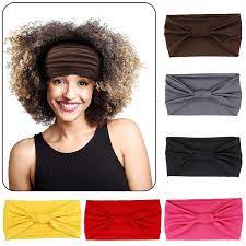Photo 1 of BEOFFER HEADBANDS FOR WOMEN 6 PACK SOFT WIDE TURBAN TWIST KNITTED ELASTIC HAIRBAND 6 COLORS