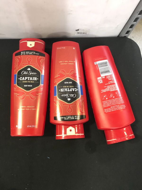 Photo 1 of Body Wash for Men Captain 3 PACK 