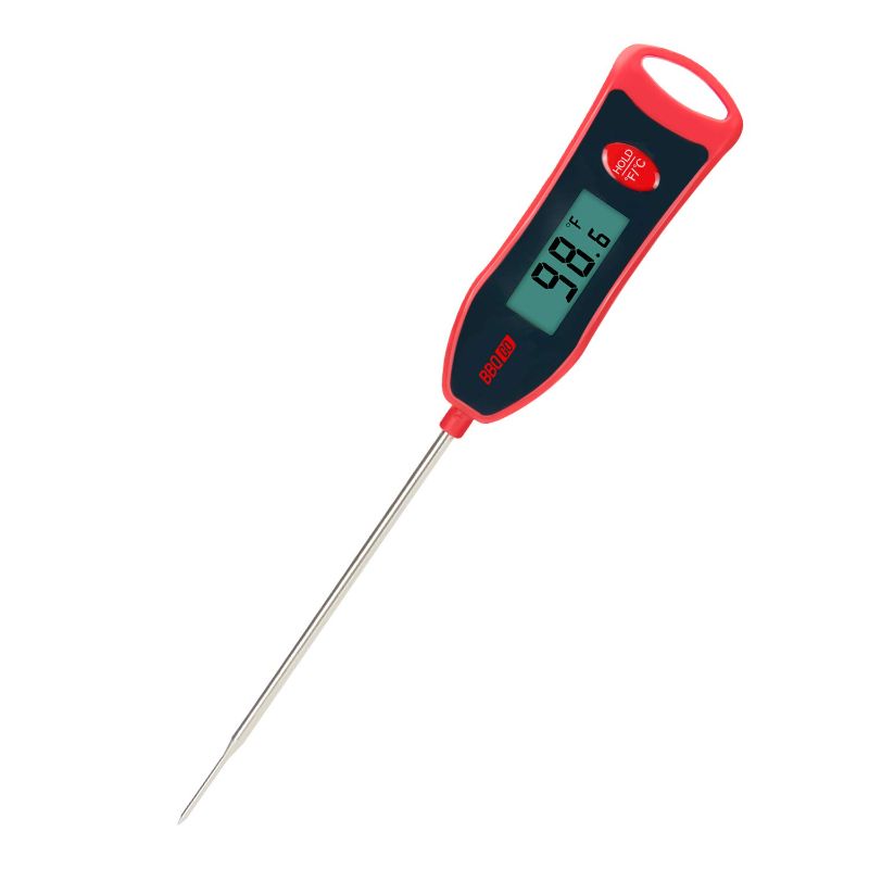 Photo 1 of BBQGO BG-HH1D Digital Meat Thermometer, Instant Read Food Thermometer with Backlight for BBQ, Grill, Cooking, Oil Fry, Smoker, Sugar, Milk, Yogurt 4PK
