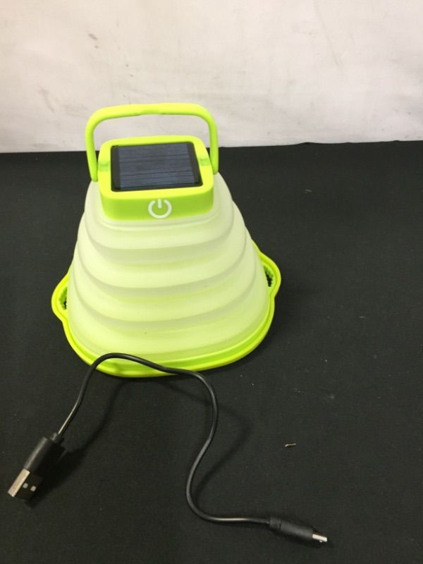 Photo 1 of SILICONE LED SOLAR LANTERN 