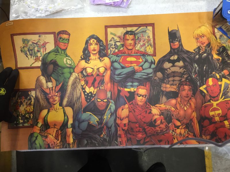 Photo 1 of 28 x 14 size super hero poster 