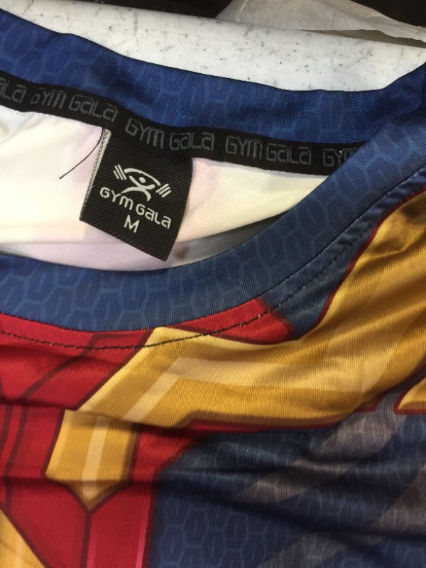Photo 2 of gym tight shirt superhero type 2 pack size medium 