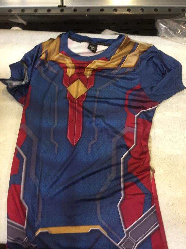 Photo 1 of gym tight shirt superhero type 2 pack size medium 