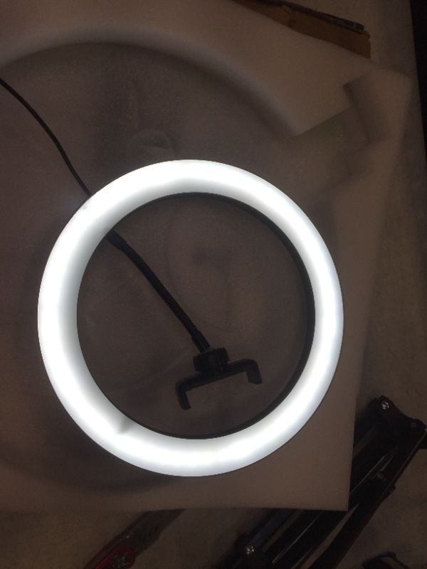 Photo 3 of small ring light for indoor lighting for video and pictures with stand 