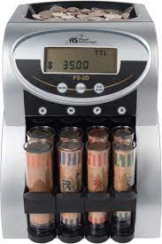 Photo 1 of Royal Sovereign 2 Row Electric Coin Counter With Patented Anti-Jam Technology and Digital Counting Display (FS-2D)
