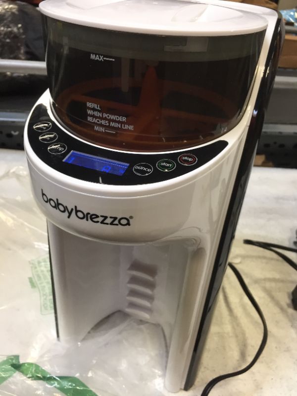 Photo 2 of New and Improved Baby Brezza Formula Pro Advanced Formula Dispenser Machine - Automatically Mix a Warm Formula Bottle Instantly - Easily Make Bottle with Automatic Powder Blending
