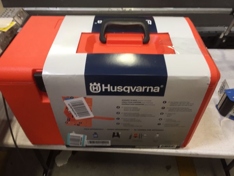 Photo 3 of Husqvarna 100000107 Powerbox Chainsaw Carrying Case, 18 Inch to 20 Inch Scabbard---without chainsaw cover 