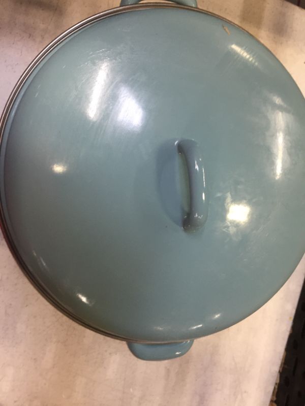 Photo 3 of Farberware 16qt Porcelain Enamel Covered Stock Pot Aqua