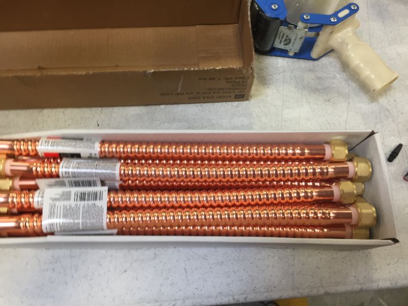 Photo 2 of 18 in. Copper 3/4 in. FIP x 3/4 in. S-Line 12 COUNT 
