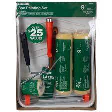 Photo 1 of 8-Piece High-Density Polyester Knit Paint Tray Kit