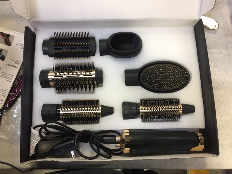 Photo 1 of 6 in 1 interchangeable hot air brush 