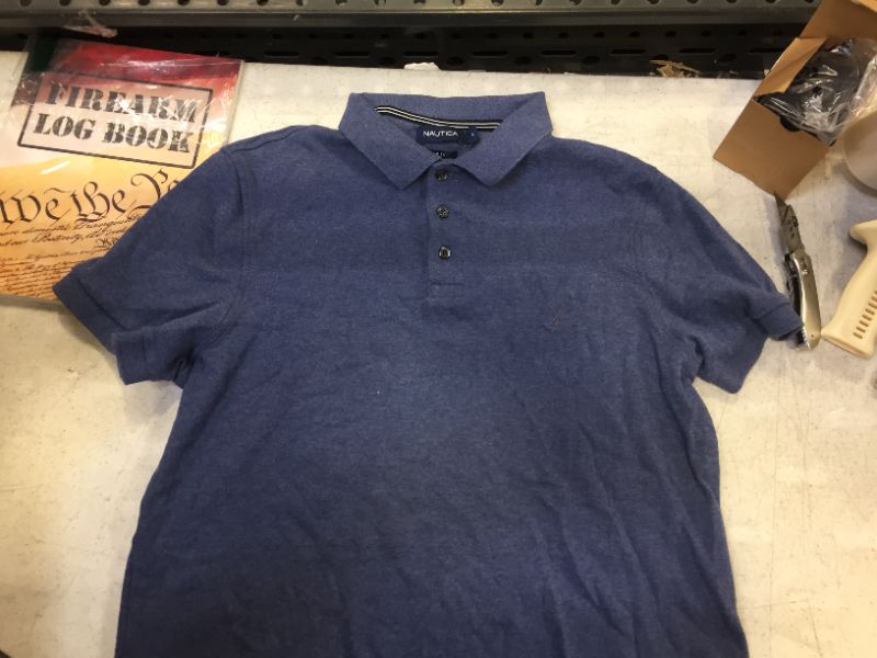 Photo 1 of Nautica slim fit polo sz L 