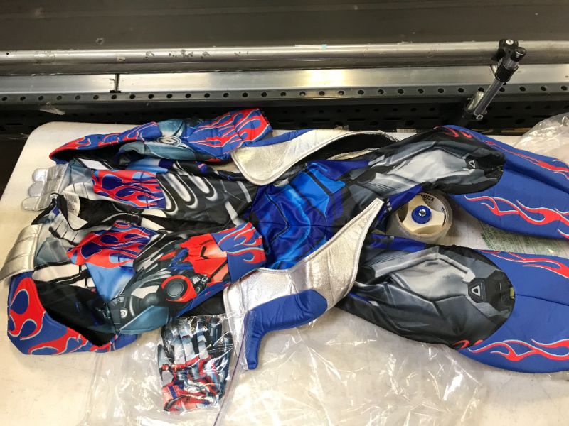 Photo 2 of Disguise Optimus Prime Movie Prestige Costume? Blue? Small (4-6)-----WITHOUT HELMET 
