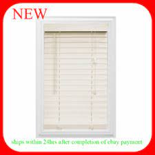 Photo 1 of Achim 35 in. W x 64 in. L Alabaster 1 in. Vinyl Blind R24
