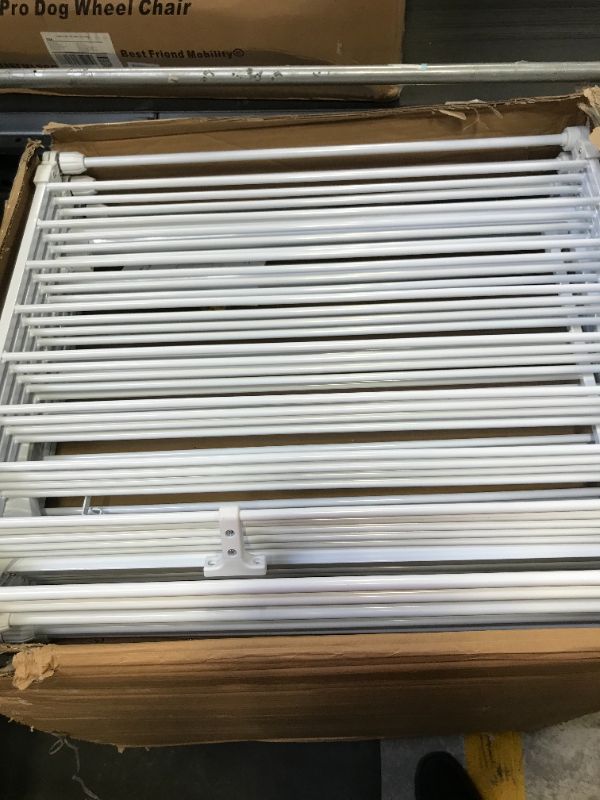 Photo 2 of 198 inch baby gate 8 panel color white 