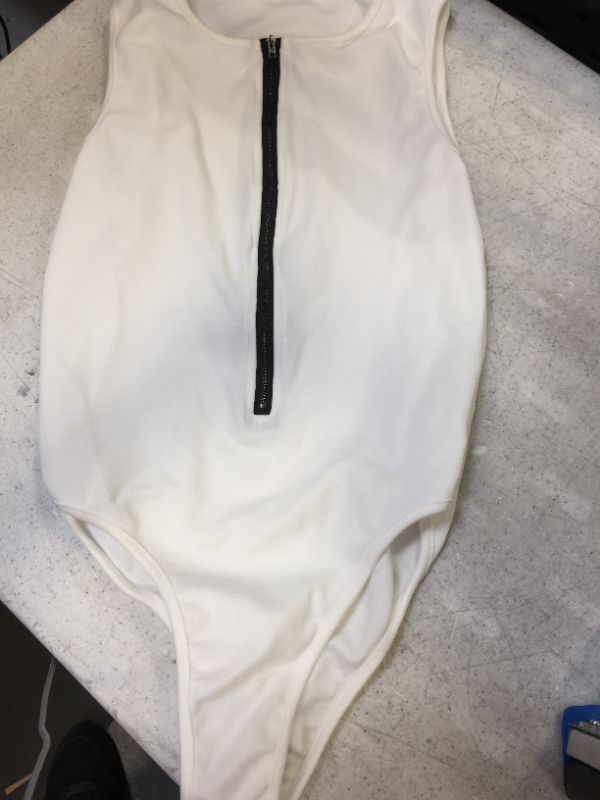 Photo 1 of big baby onesie color white size medium 