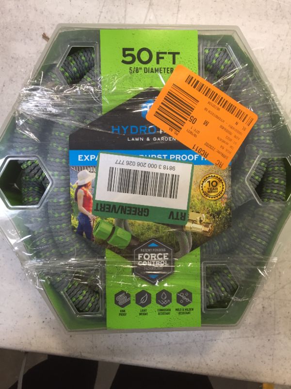 Photo 1 of 5/8 in. Dia. x 50 ft. Burst Proof Expandable Garden Water Hose