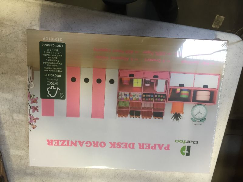 Photo 1 of paper desk organizer 