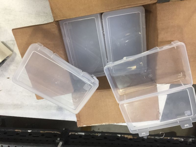 Photo 3 of IRIS Medium Modular Supply Case, 10 Pack, Clear - ONE IS DAMAGED 