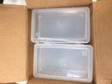 Photo 2 of IRIS Medium Modular Supply Case, 10 Pack, Clear - ONE IS DAMAGED 